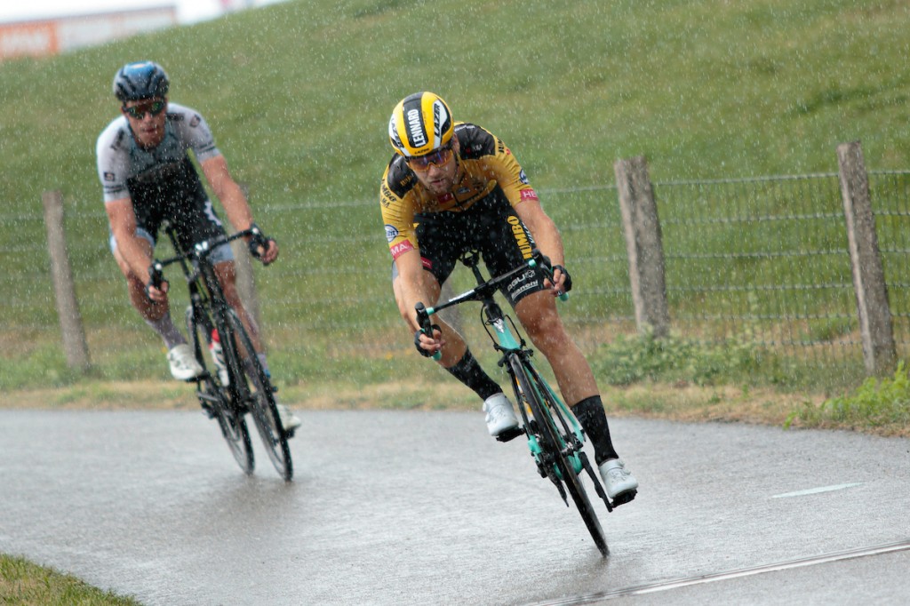 Lennard Hofstede valt uit in Dauphiné