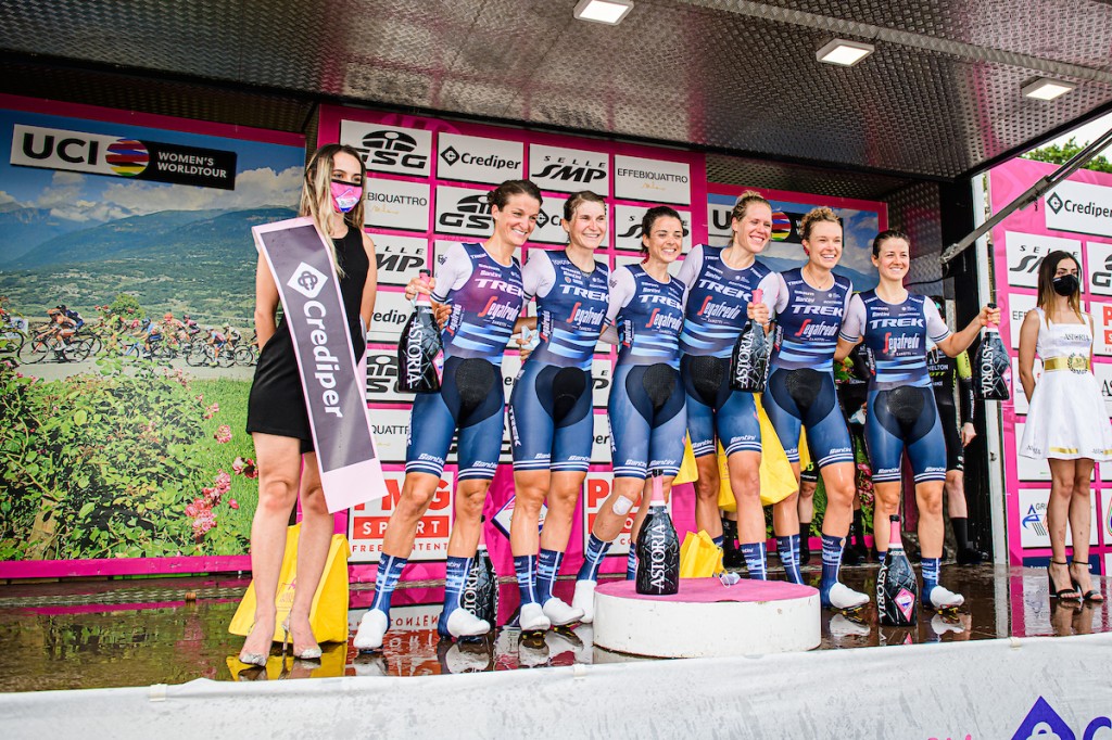 Starttijden ploegentijdrit Giro Rosa 2020