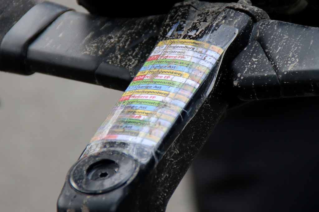 Deelnemers en rugnummers Gent-Wevelgem mannen