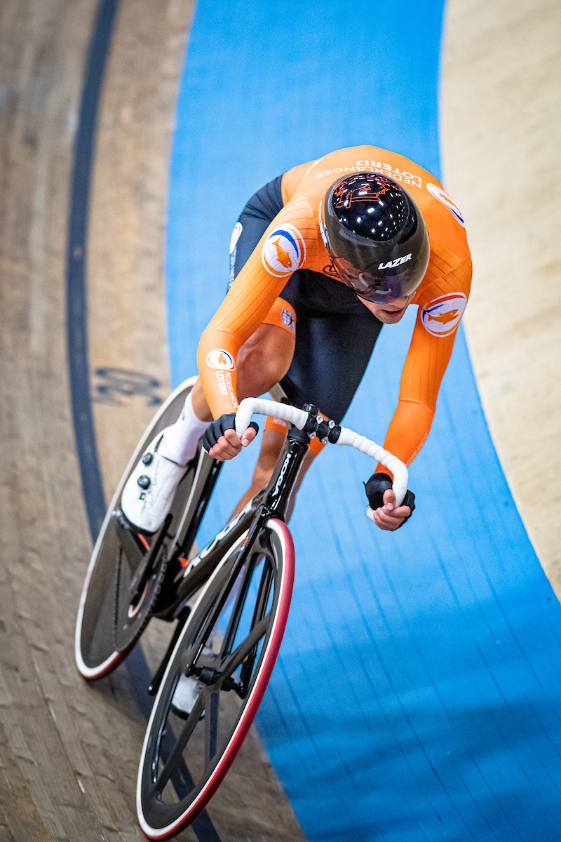 Hoppezak naar brons op WK puntenkoers