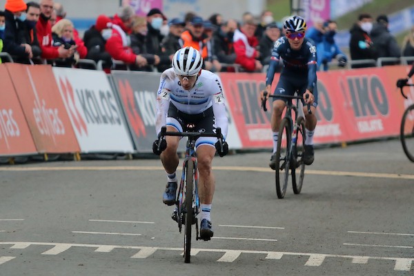 Lars van der Haar is tweede in Hoogerheide