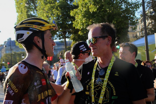 Geduld Plugge (Visma) raakt op in Vuelta