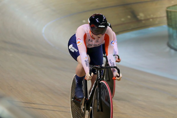 Vrouwen teamsprint grijpen naast brons