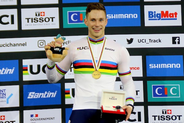 NC Cairo: Lavreysen goud, zilver op madison