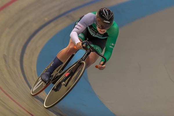 Van der Peet is ook kampioene op de sprint