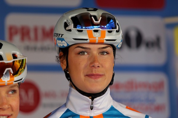 Breuken voor Daniek Hengeveld  na crash Tour of Britain