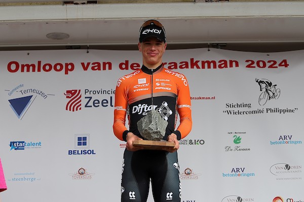 Guillaume Visser wint Omloop Houtse Linies