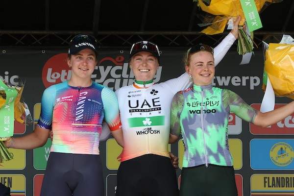 Van der Wolf op podium in Antwerpen