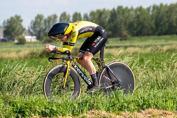 Vrouwen Visma winnen ploegentijdrit