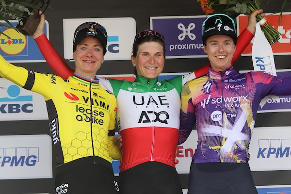 Podium voor Vos en Gerritse in Brabantse Pijl