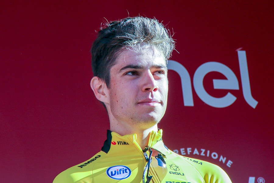 Eerste podiumplaats Van Aert voor Jumbo