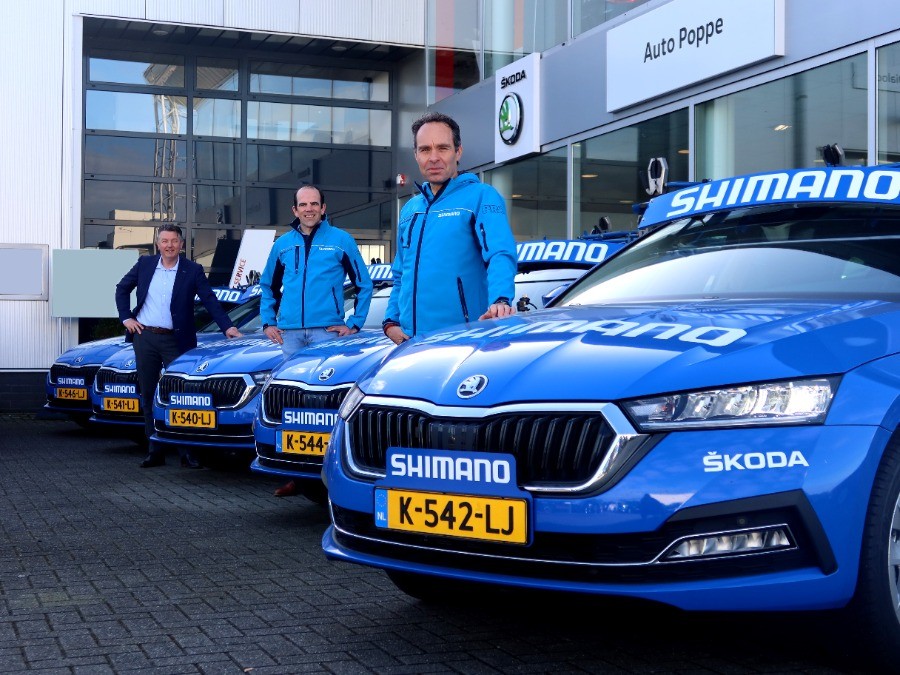 Shimano Neutrale Service in koers met Skoda